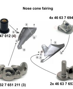 F700GS fairing bolt kit
