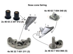 F700GS fairing bolt kit