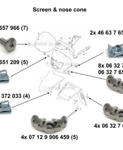 F650GS Faring bolt kit