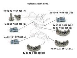 F650GS Faring bolt kit