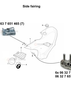 F650GS Faring bolt kit