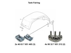 F650GS Faring bolt kit