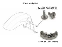 F650GS fairing bolt kit 2008-2012