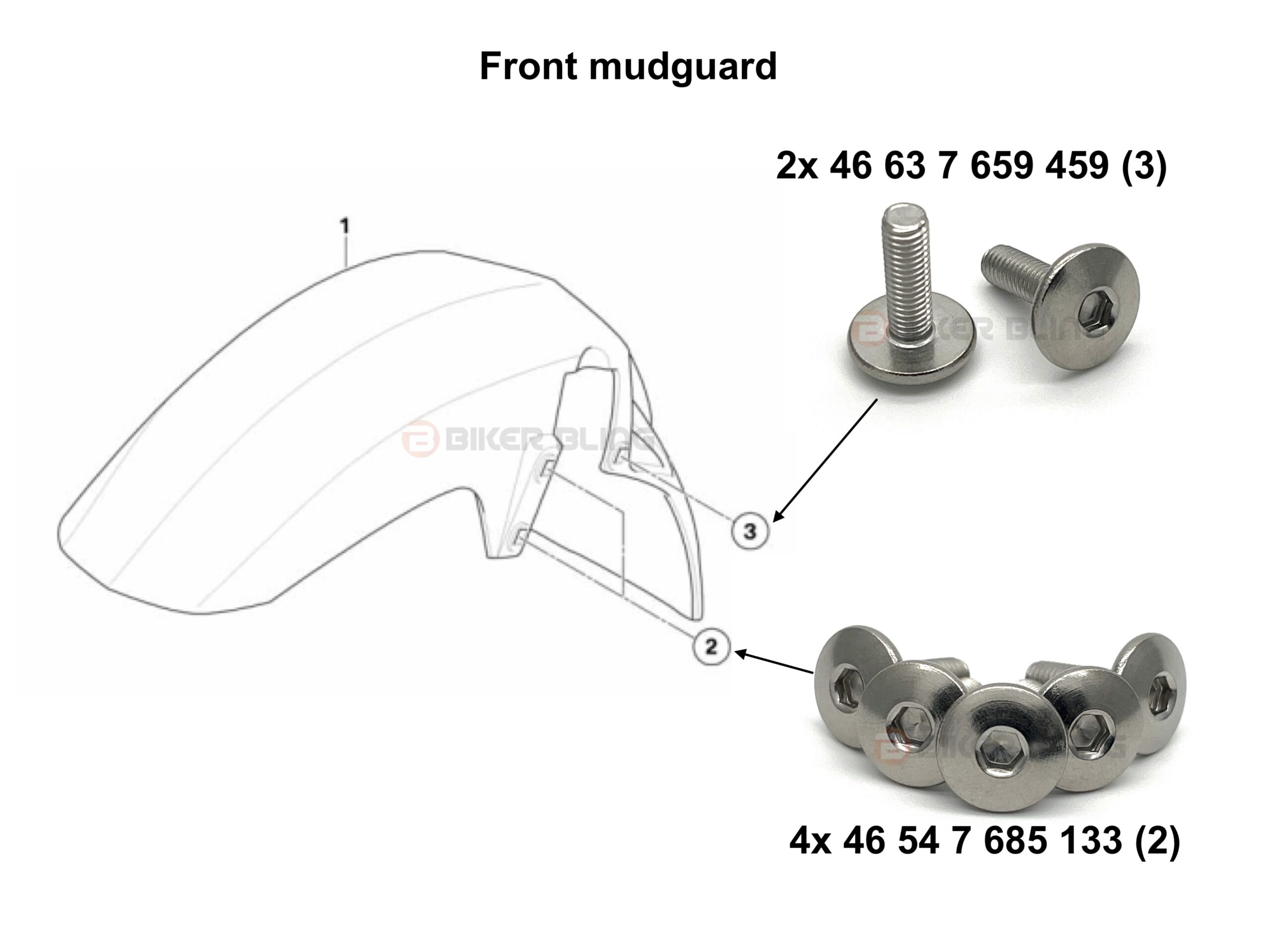 F650GS fairing bolt kit 2008-2012 F650GS fairing bolt kit 2008-2012