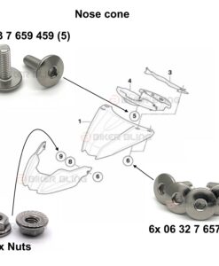 F650GS fairing bolt kit 2008-2012