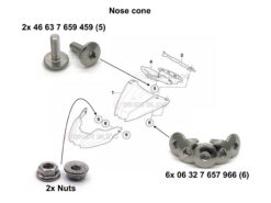 F650GS fairing bolt kit 2008-2012