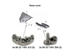 F700GS fairing bolt kit