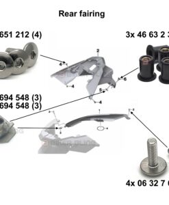 F650GS fairing bolt kit 2008-2012