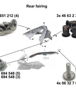 F700GS fairing bolt kit