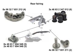 F700GS fairing bolt kit