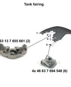 F700GS fairing bolt kit