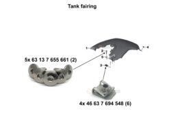 F700GS fairing bolt kit