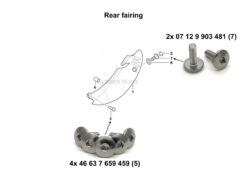 F650GS Faring bolt kit