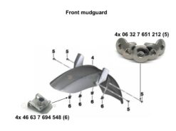 F700GS fairing bolt kit