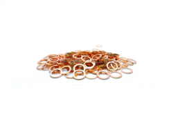 10x Honda CBF250 2004-2012 full banjo bolts copper washers kit