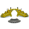 biker bling calliper break bolts with gold callipers