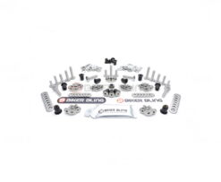 Kawasaki ZZR1100 1990-1993 stainless steel large headed fairing panel cowling fender bolts washers & rubber grommets well nuts fasteners kit