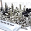 Stainless Steel Motorcycle Fairing Panel Cover Screws Kit for Honda VFR800F RC46 2002-2013