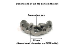 motorcycle wind screen bolts