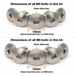 biker bling motorcycle fairing bolt diagram