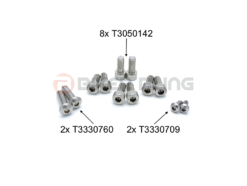 Triumph Daytona T595 1996-1999 Foot rest mounting bolts stainless steel front & rear foot rest hanger rear set bolts T3050142