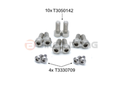 Triumph Daytona 650 2005 foot rest mounting bolts stainless steel front & rear foot rest hanger rear set bolts T3050142 T3330709