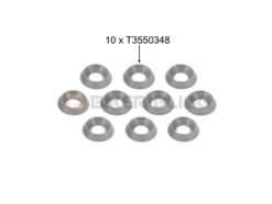 10x Triumph Daytona 955 2000 stainless steel M6 counter sunk fairing collar T3550348
