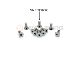 10x Triumph Daytona 955 2000 stainless steel M6 counter sunk fairing bolts T3330792