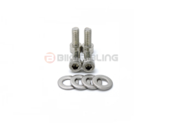 Triumph Bonneville & T100 2009-2015 rear shock absorber mounting bolts & washers stainless steel kit T3205457 T3555033