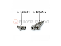 Triumph Daytona 650 2005 handle bar mounting bolts stainless steel T3050175 T3330891