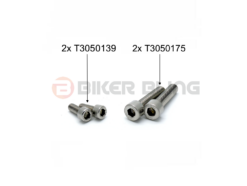 Triumph Daytona 675 2006-2008 handle bar mounting bolts stainless steel T3050175 T3050139