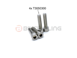 Triumph Daytona 675 2006-2008 front wheel axle bolts stainless steel front spindle clamp bolts T3050300