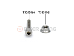 Triumph Daytona 955 2001-2006 rear brake reservoir bolts stainless steel T3205066 T3351021