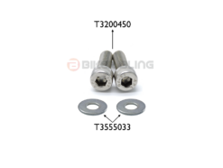 Triumph Bonneville & T100 2009-2015 front headlight mounting bolts stainless steel T3200450