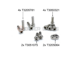 Triumph Daytona 675R 2013-2016 foot rest mounting bolts stainless steel front & rear foot rest hanger rear set bolts T3050321 T3205781 T3051075 T3205064