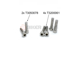 Triumph Daytona 955 2001-2006 Top & bottom yoke bolts stainless steel bridge yoke bolts T3050078 T3200061