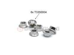 Triumph Daytona 675R 2013-2016 exhaust header nuts stainless steel T3350004