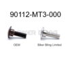 10x 90112-MT3-000 Honda shouldered fairing bolts stainless steel