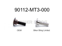 10x 90112-MT3-000 Honda shouldered fairing bolts stainless steel
