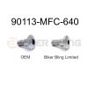 10x 90113-MFC-640 Honda shouldered fairing bolts stainless steel