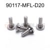 10x 90117-MFL-D20 Honda shouldered fairing bolts stainless steel