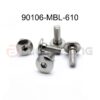 10x 90106-MBL-610 Honda shouldered fairing bolts stainless steel