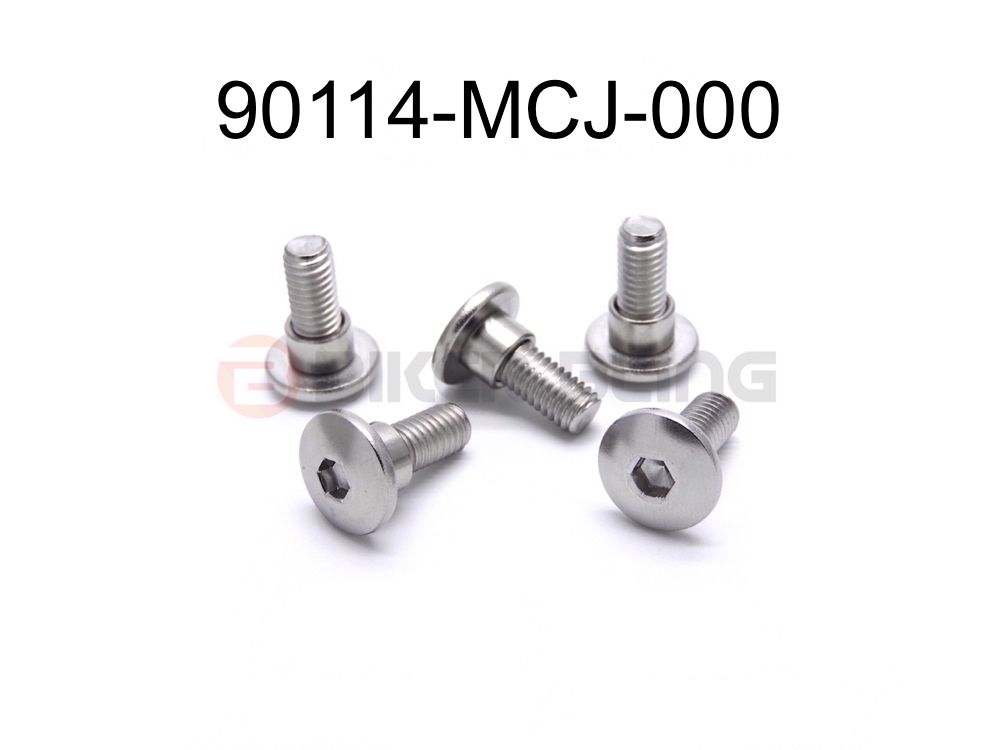 90106-MCW-D00 10x Honda stainless steel shouldered fairing bolts Part number 