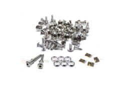 Honda CBR1100XX Blackbird 1997-2007 complete full stainless steel fairing bolts kit with hook bolts & washers and front mudguard nuts
