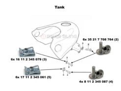 F650GS Faring bolt kit