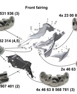 F750GS fairing bolt kit