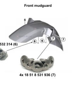 F750GS fairing bolt kit