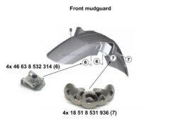 F750GS fairing bolt kit