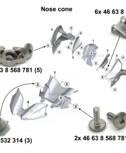F750GS fairing bolt kit