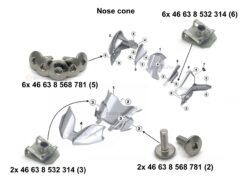 F750GS fairing bolt kit